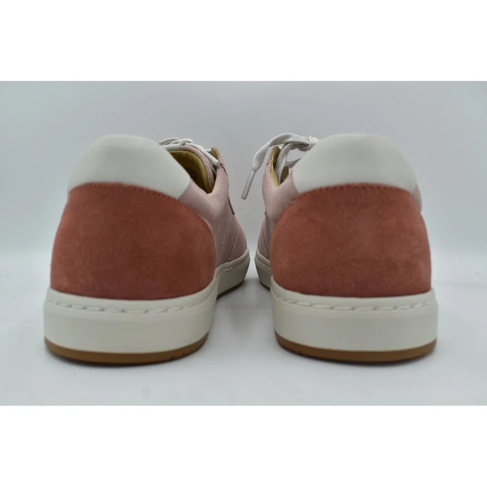 Dansko Womens Size 41 Josey Suede Blush Pink Lace Up Sneakers Shoes